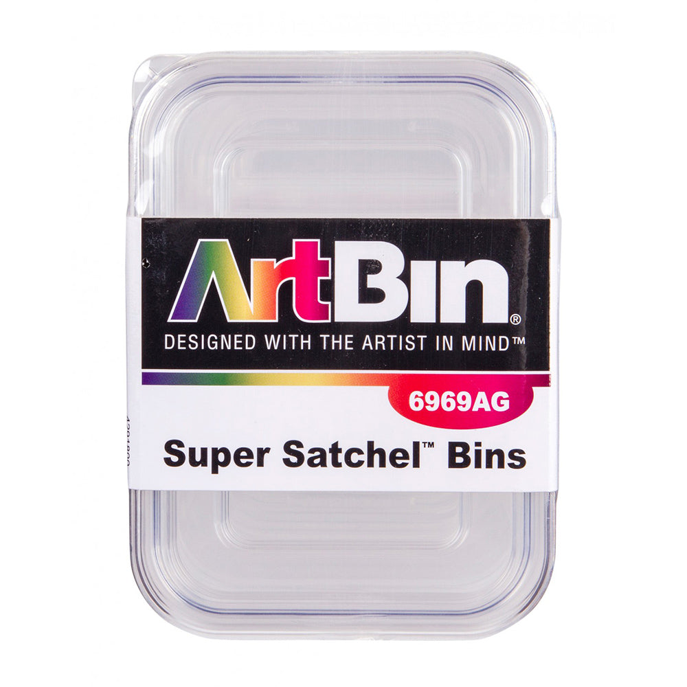 ArtBin, Super Satchel Short Bins with Lid, 3pk image # 65302