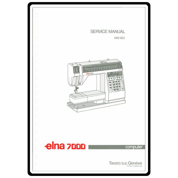 Service Manual, Elna 7000 Computer image # 3889