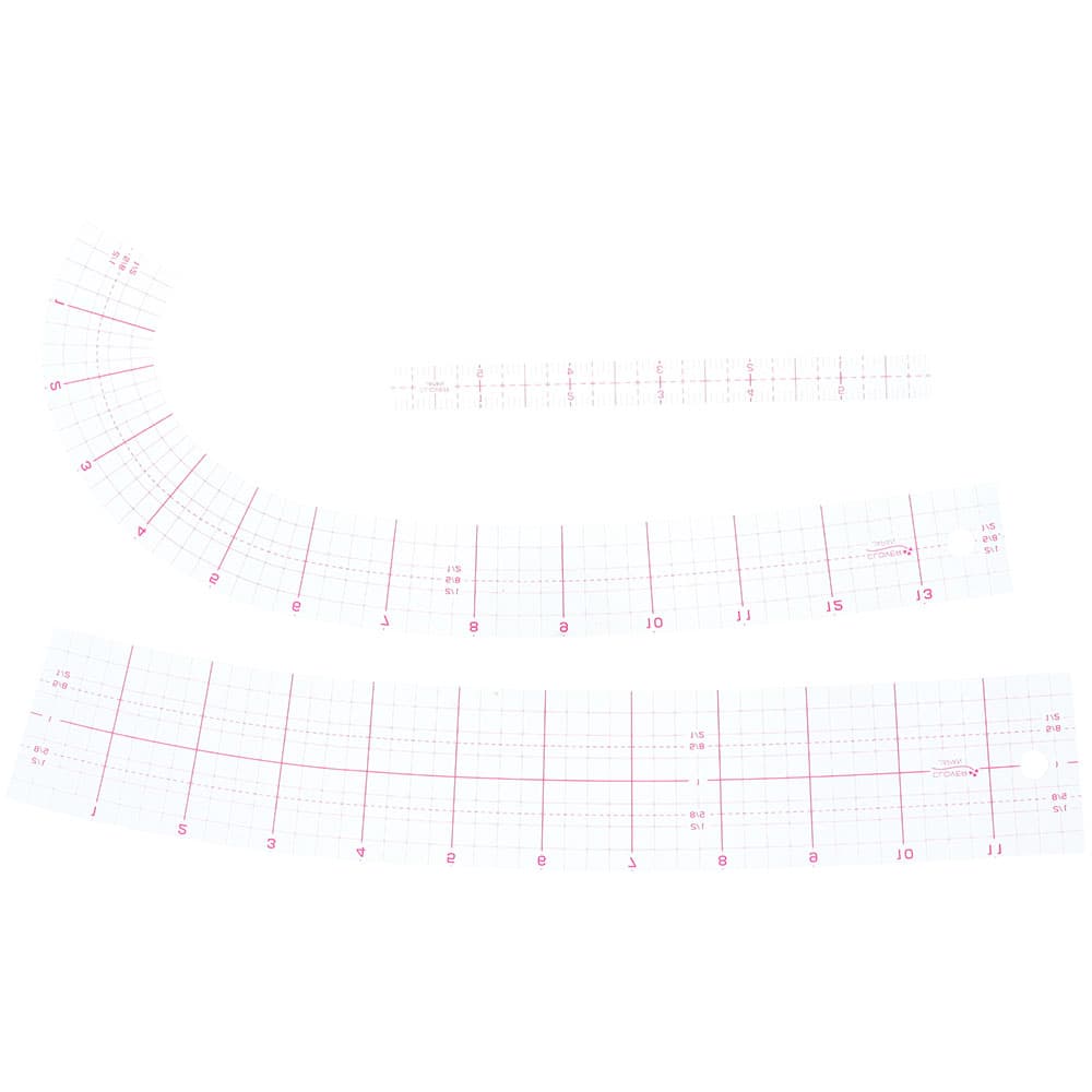 Clover, Curve Ruler 3pc Set image # 108113