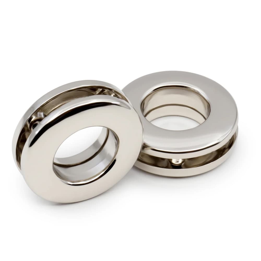 Screw Together Grommets (15mm), Nickel, Dritz image # 92919