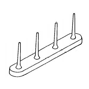 Spool Pin Base, White #750142012 image # 11565