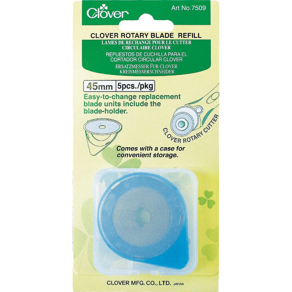 45MM Rotary Cutter Blades (5pk), Clover image # 87209