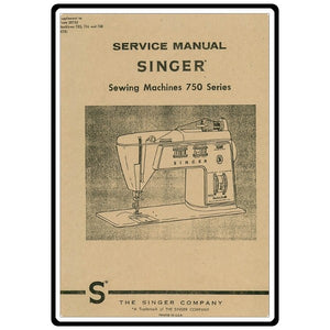 Service Manual, Singer 750-778 image # 13462