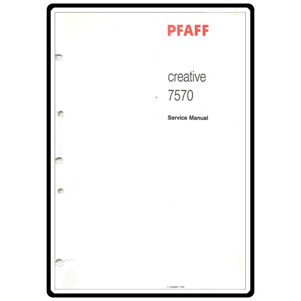 Service Manual, Pfaff 7570 image # 5319