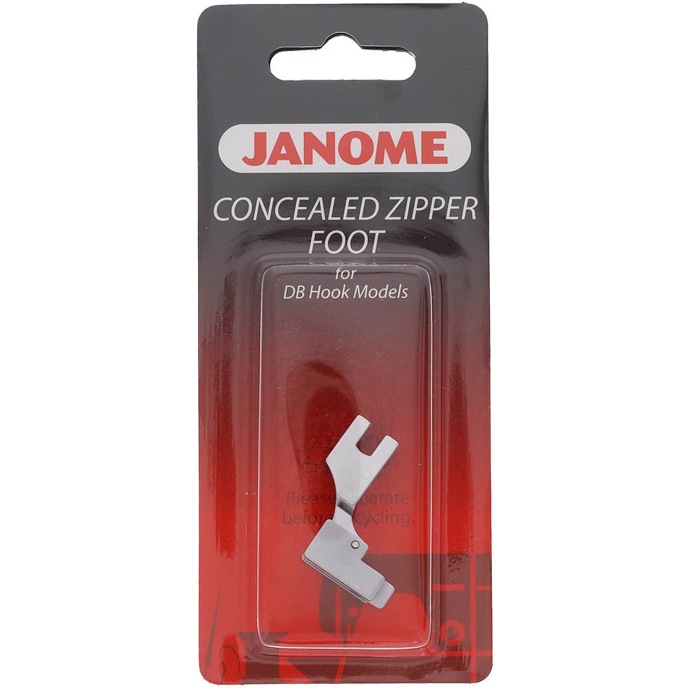 Concealed Zipper Foot, Janome #767410016 image # 78624