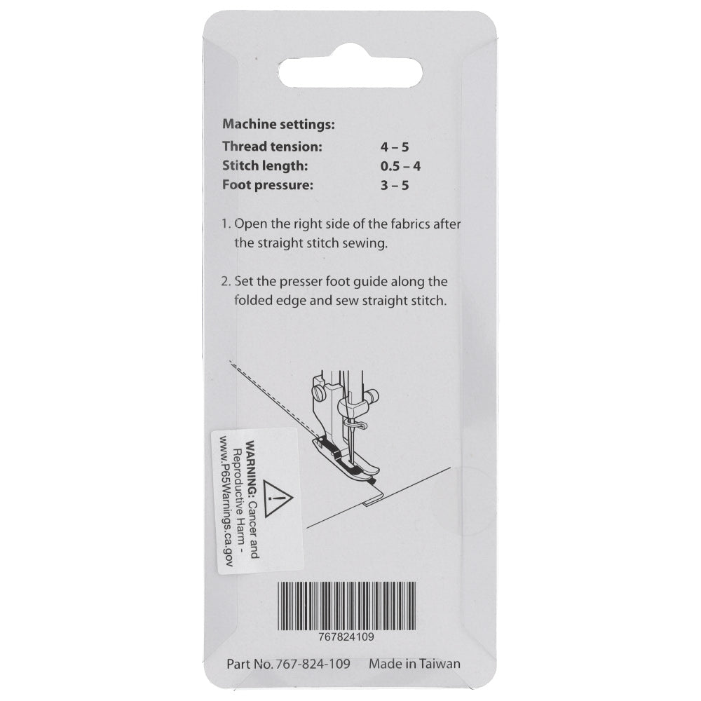 Stitch-In-Ditch Foot, High Shank, Janome #767824109 image # 79908