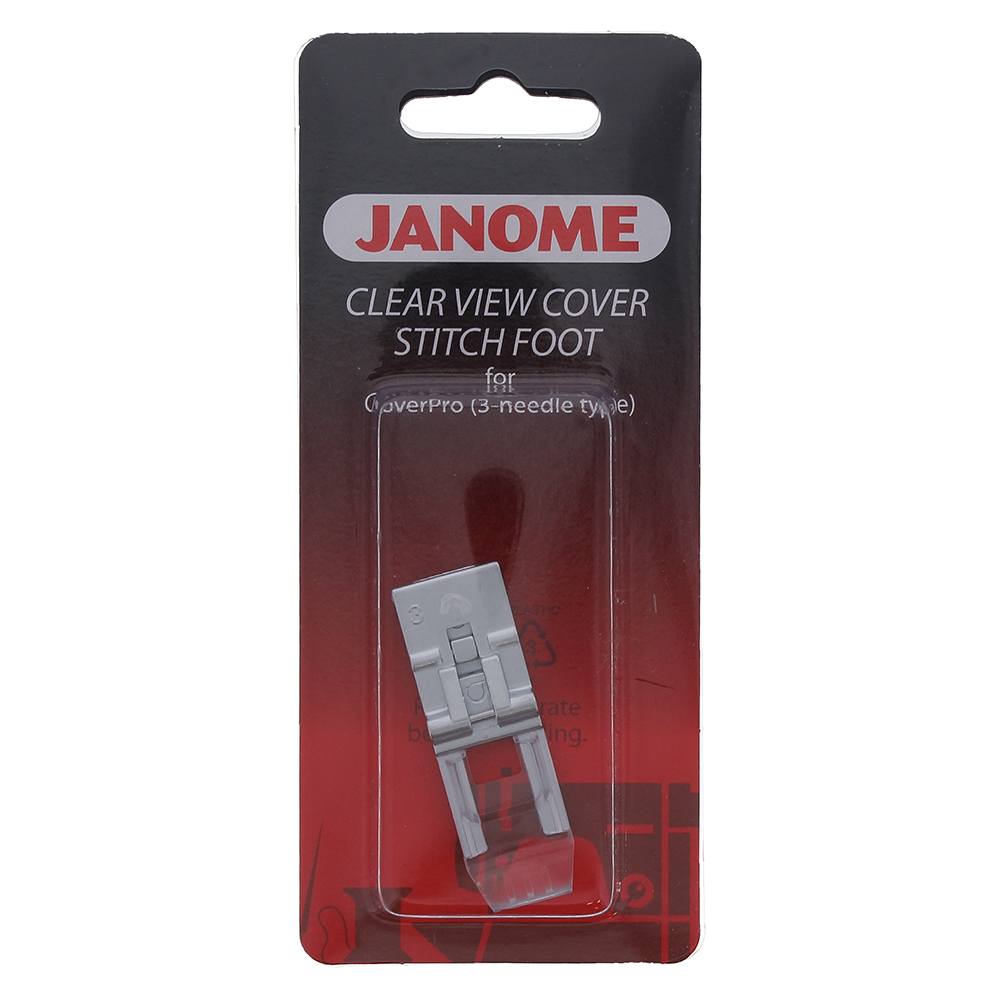 Clear View Cover Stitch Foot, Janome #795818107 image # 71128