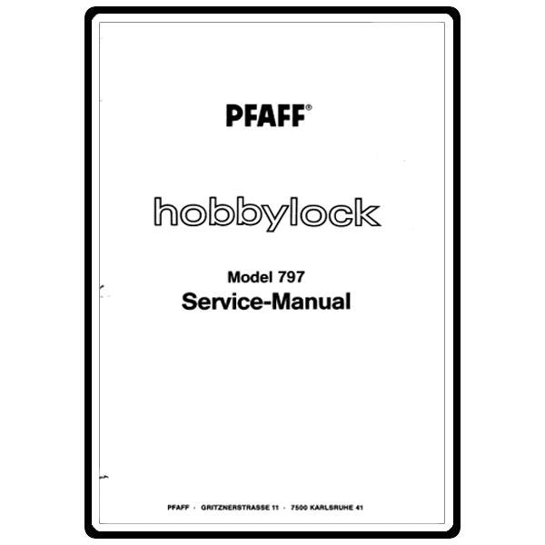 Service Manual, Pfaff 797 image # 5389