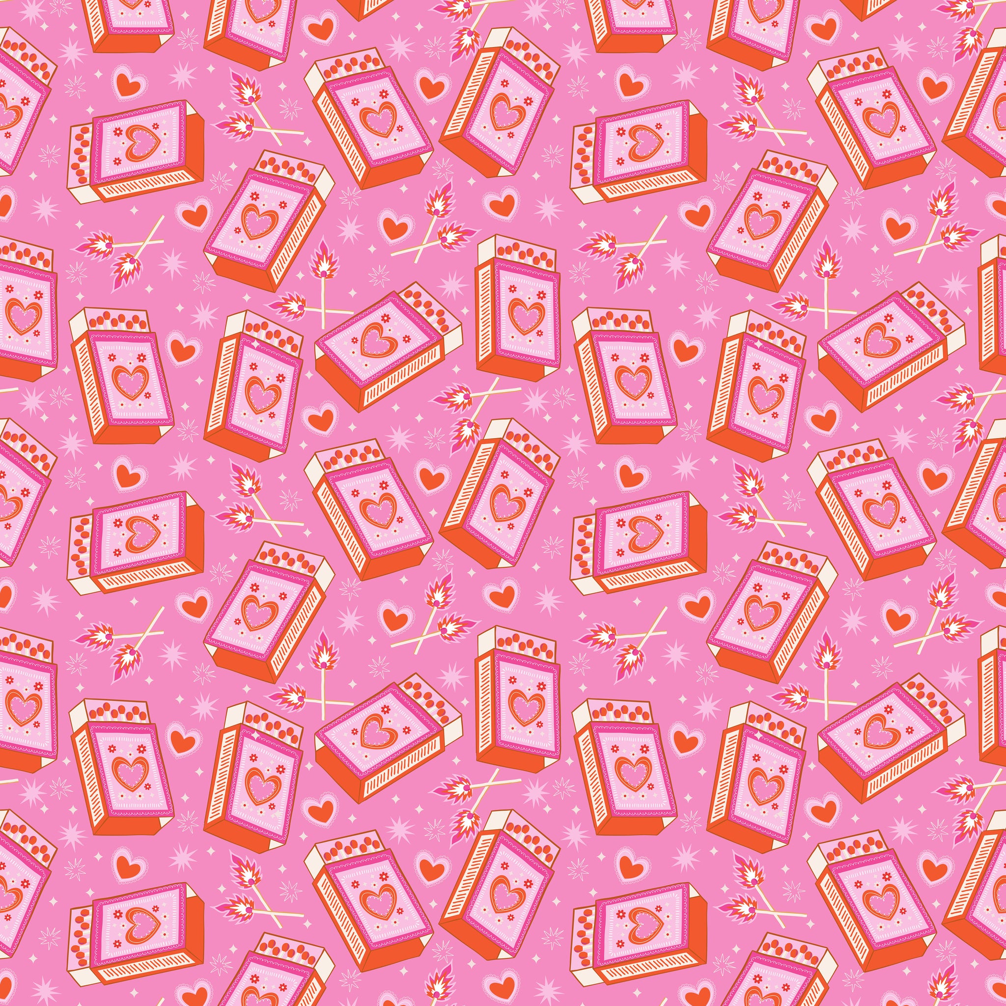 Perfect Match Fabric Collection - Heartstrike