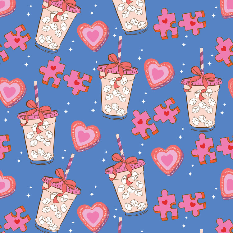 Perfect Match Fabric Collection - Sweet Sips Jukebox