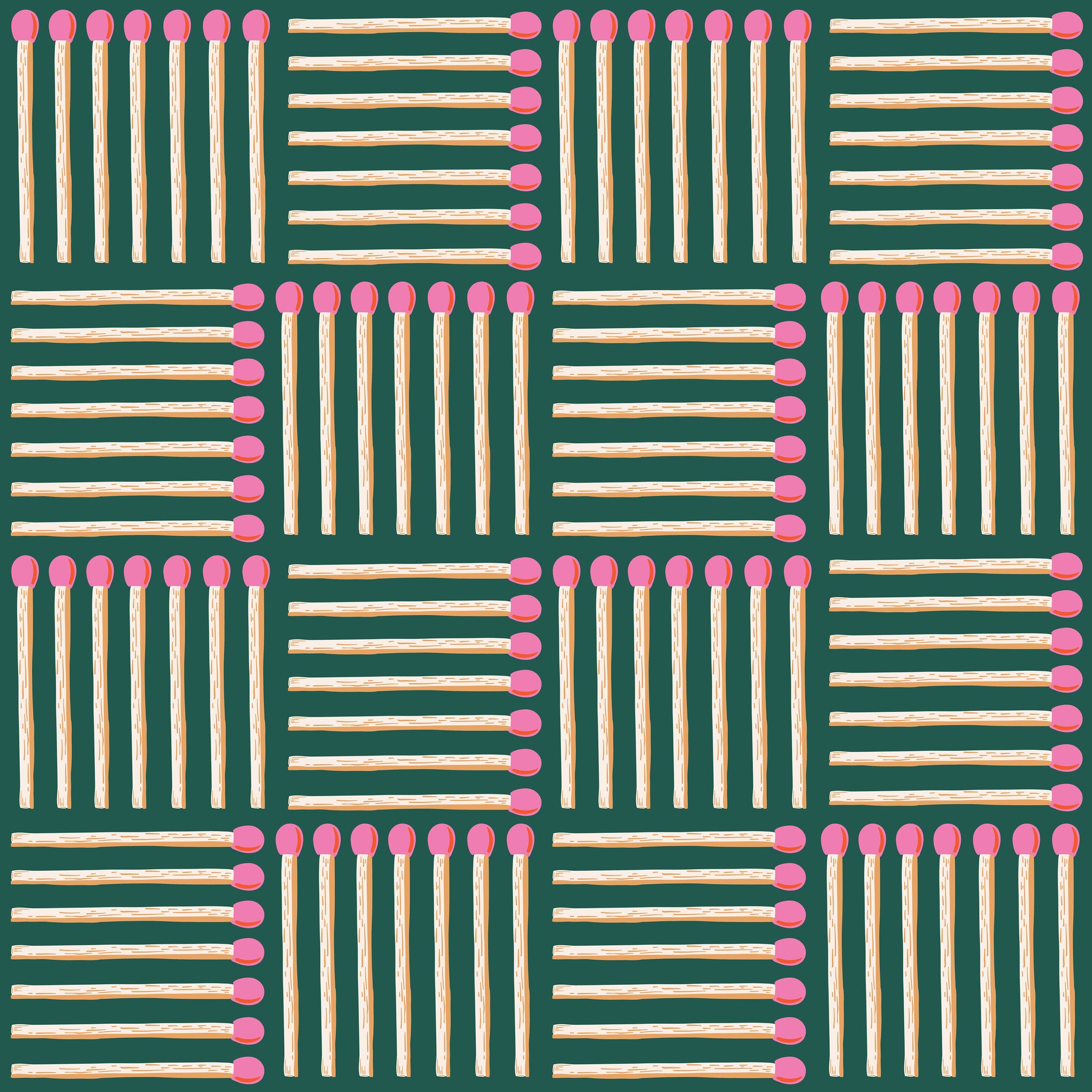 Perfect Match Fabric Collection - Matchstick Weave