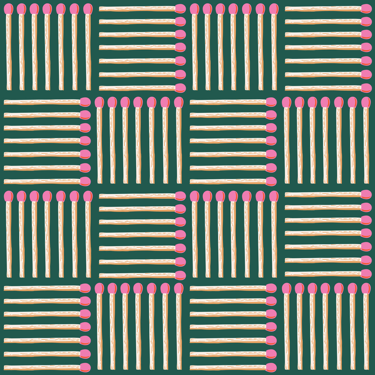 Perfect Match Fabric Collection - Matchstick Weave