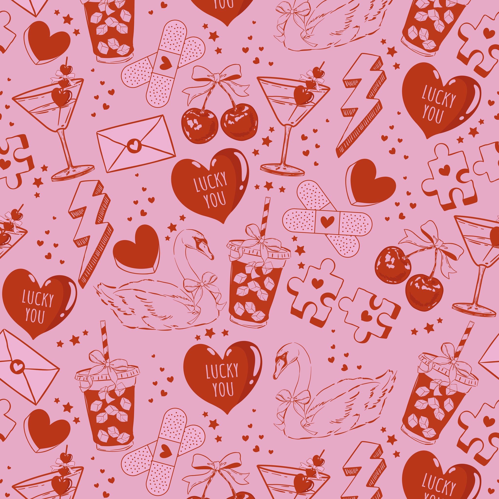 Perfect Match Fabric Collection - Lucky You