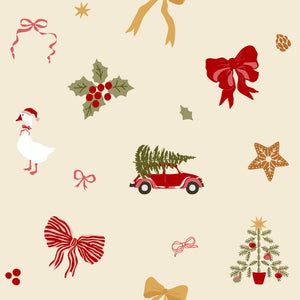 Merry Postmark Fabric Collection - Merry Tossmass