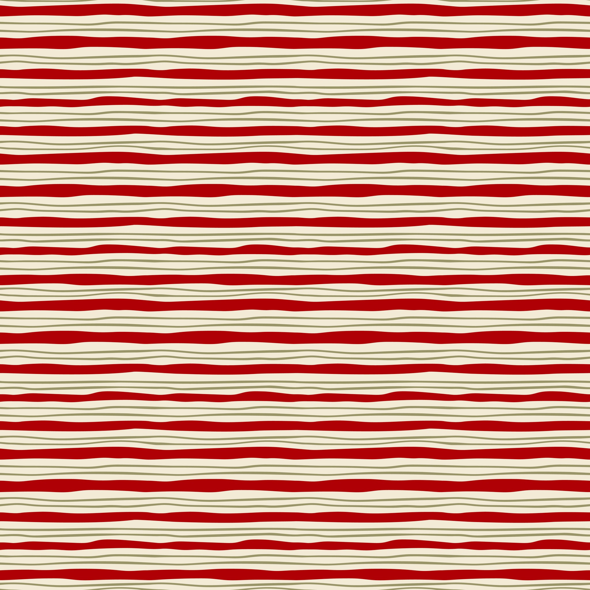 Merry Postmark Fabric Collection - Peppermint Waves