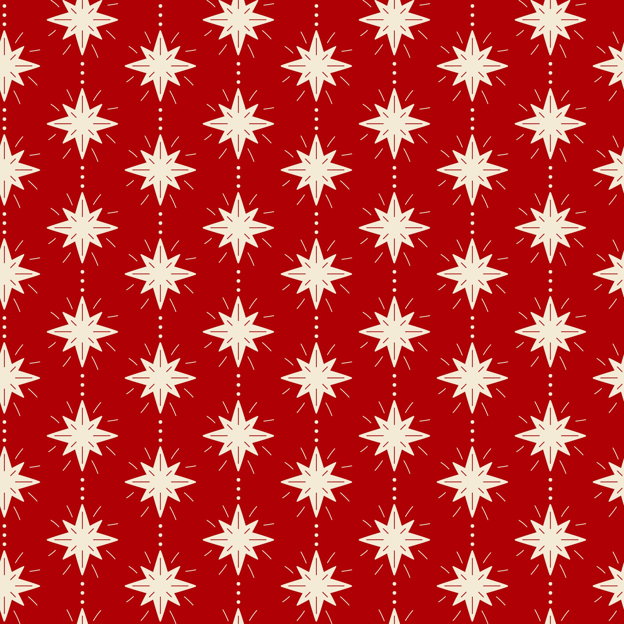Merry Postmark Fabric Collection - Starlight