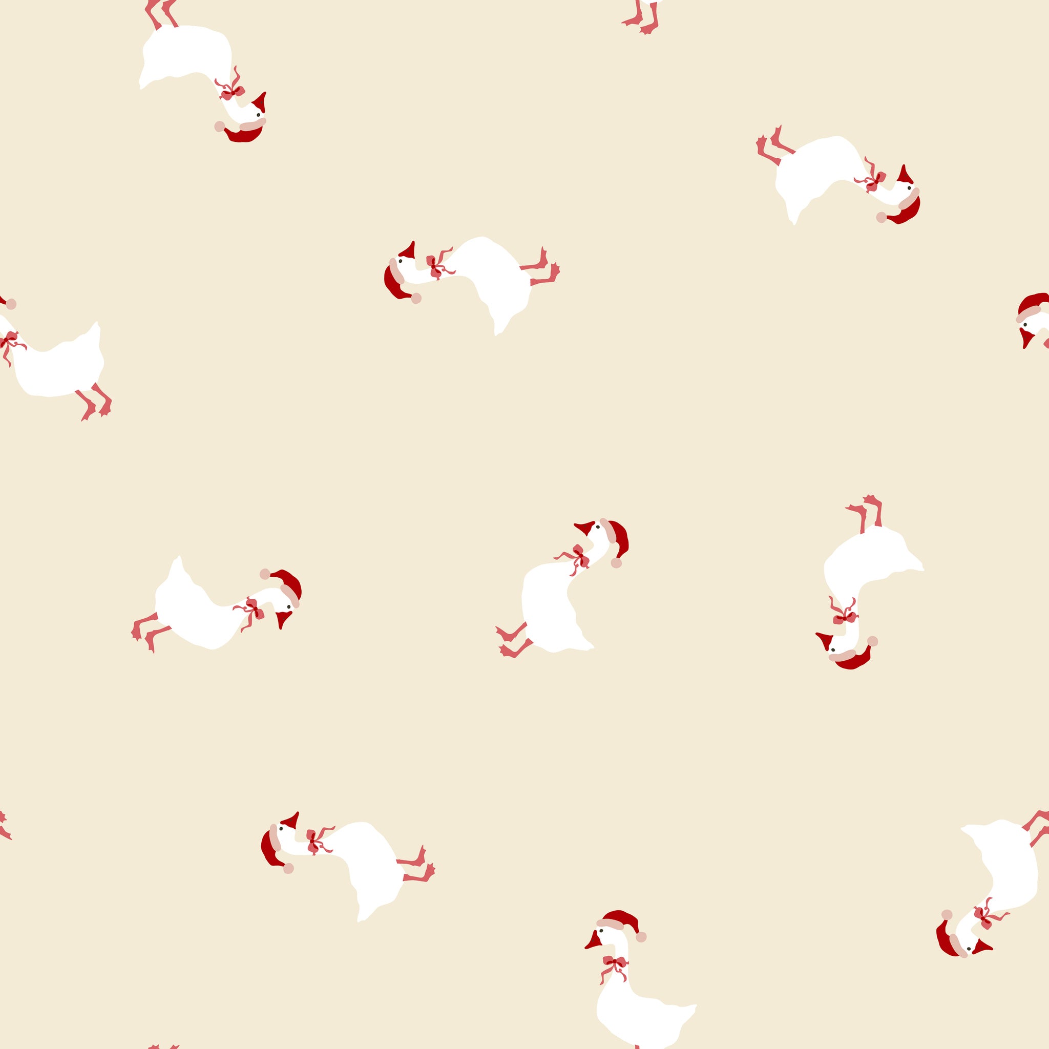 Merry Postmark Fabric Collection - Merry Geesemass