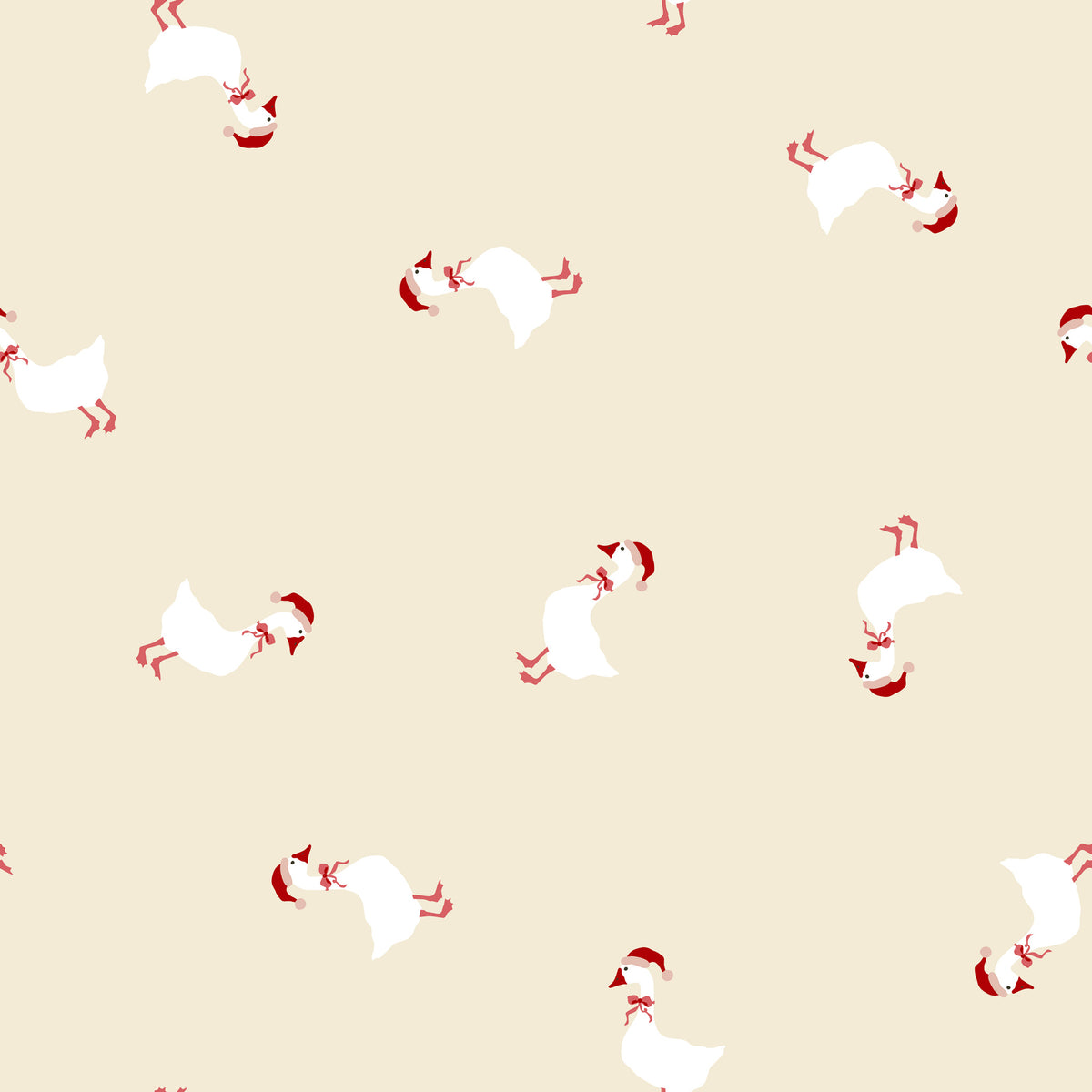 Merry Postmark Fabric Collection - Merry Geesemass