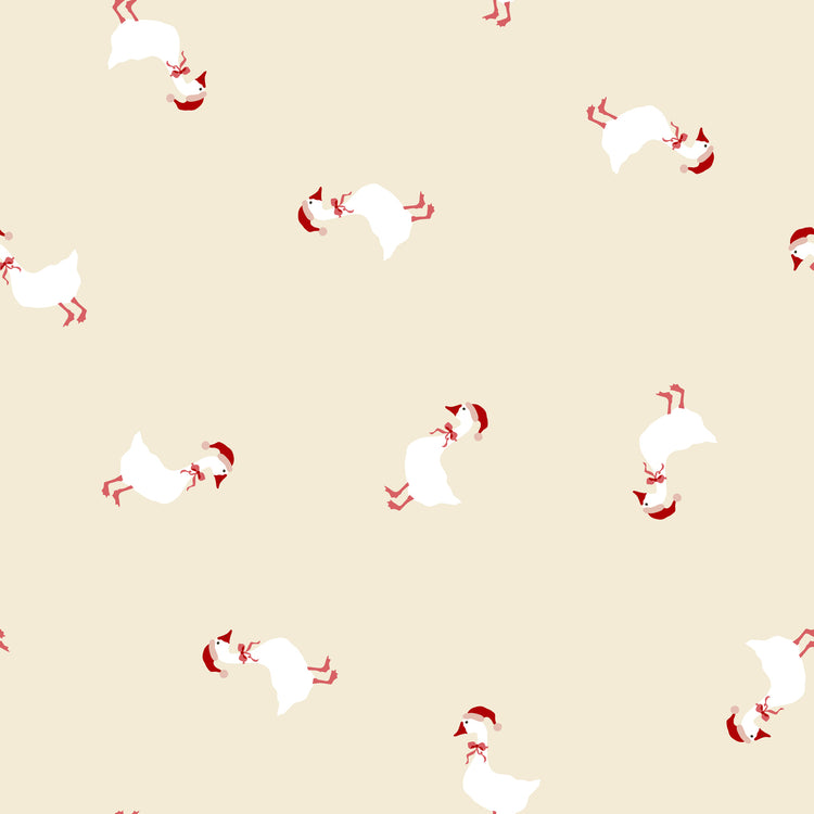 Merry Postmark Fabric Collection - Merry Geesemass