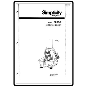 Service Manual, Pfaff 800 image # 5397