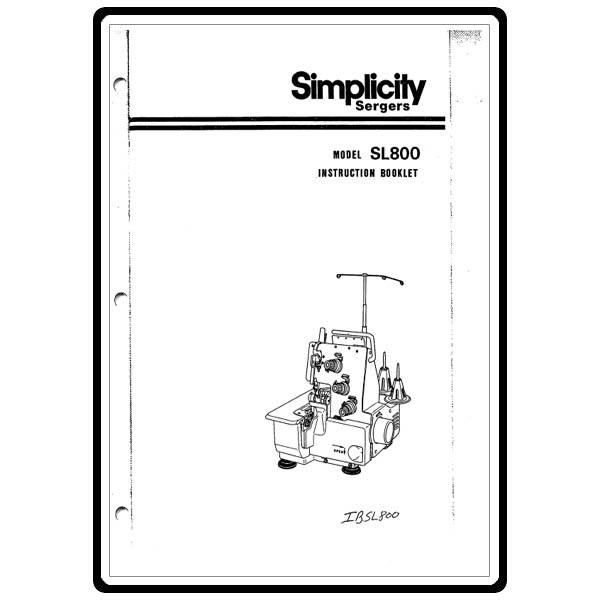 Service Manual, Pfaff 800 image # 5397