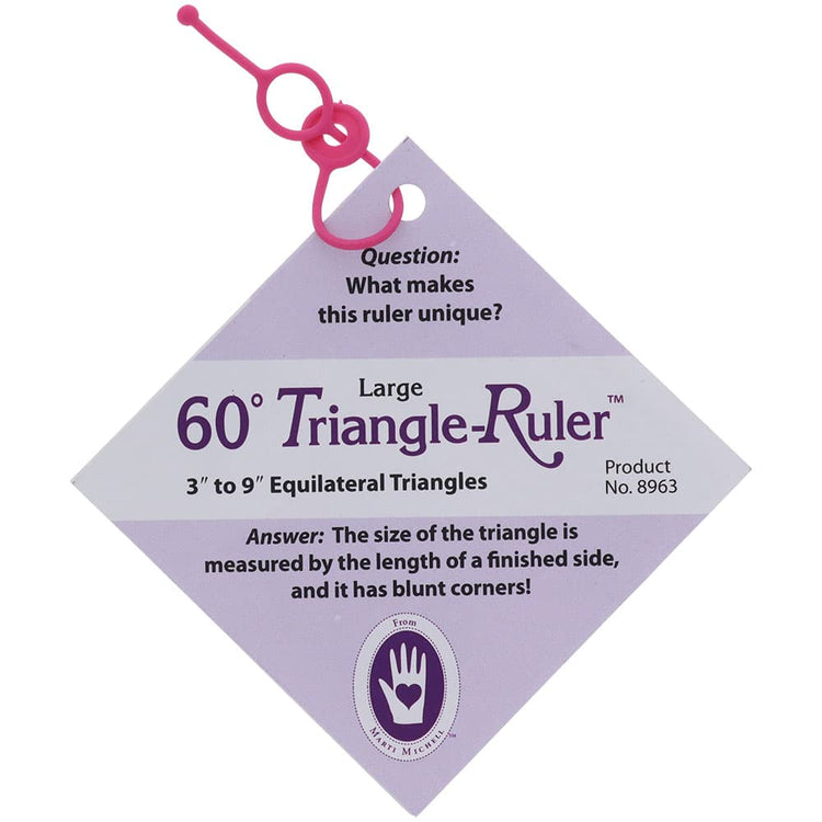 3-9" Triangle Ruler, 60 Degree image # 112531