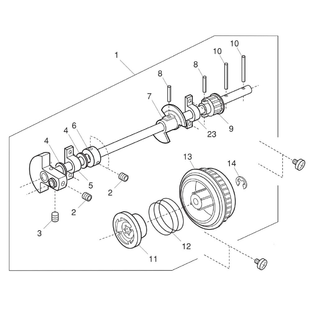 Upper Shaft (Unit), Janome #808601005 image # 121712