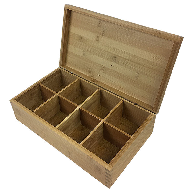 Bamboo 8-Compartment Box image # 61483