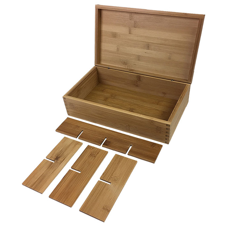 Bamboo 8-Compartment Box image # 61486