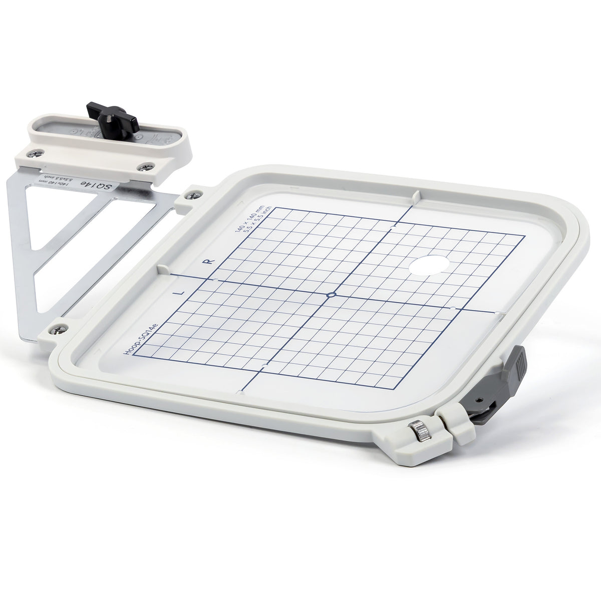 Embroidery Hoop SQ14e (5.5" x 5.5"), Janome #819801104, with grid