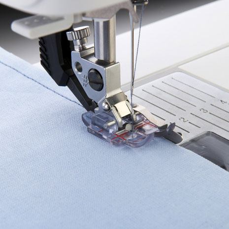 Clear 1/4" Foot w/ Guide, Pfaff #820881096 image # 22597