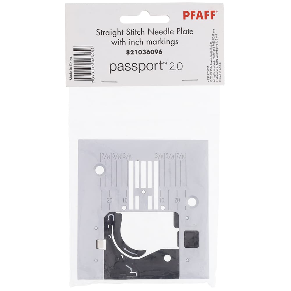 Straight Stitch Needle Plate, Pfaff #821036096 image # 100852