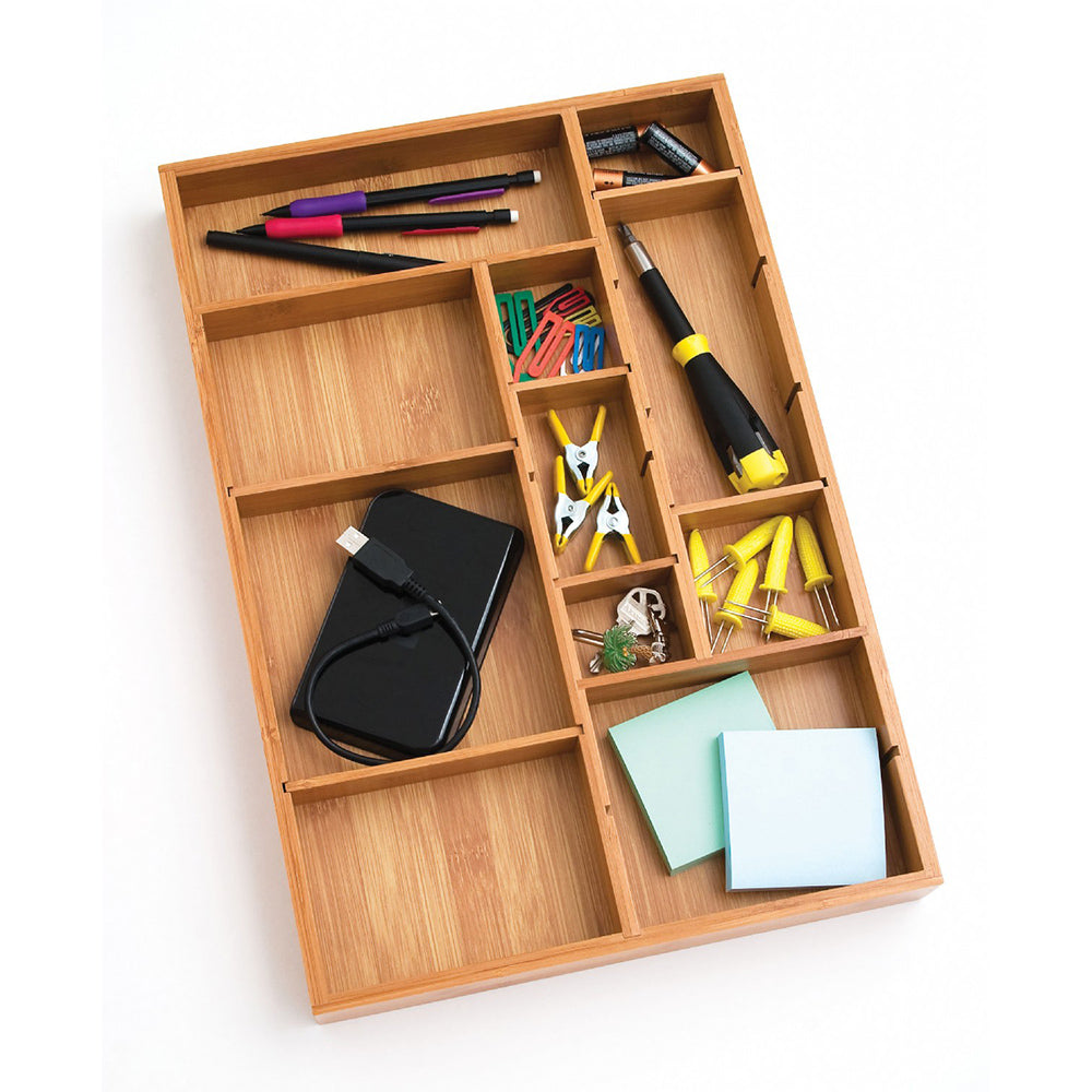 Bamboo Adjustable Drawer Organizer image # 61492