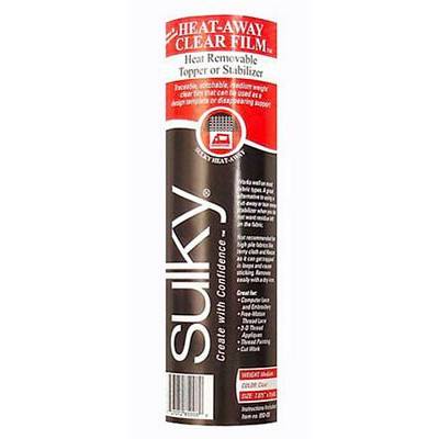 Sulky Heat-Away Clear Film Stabilizer, 7-7/8" x 9yds image # 29780