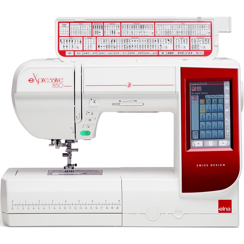 Elna eXpressive 850 Sewing & Embroidery Machine image # 119527