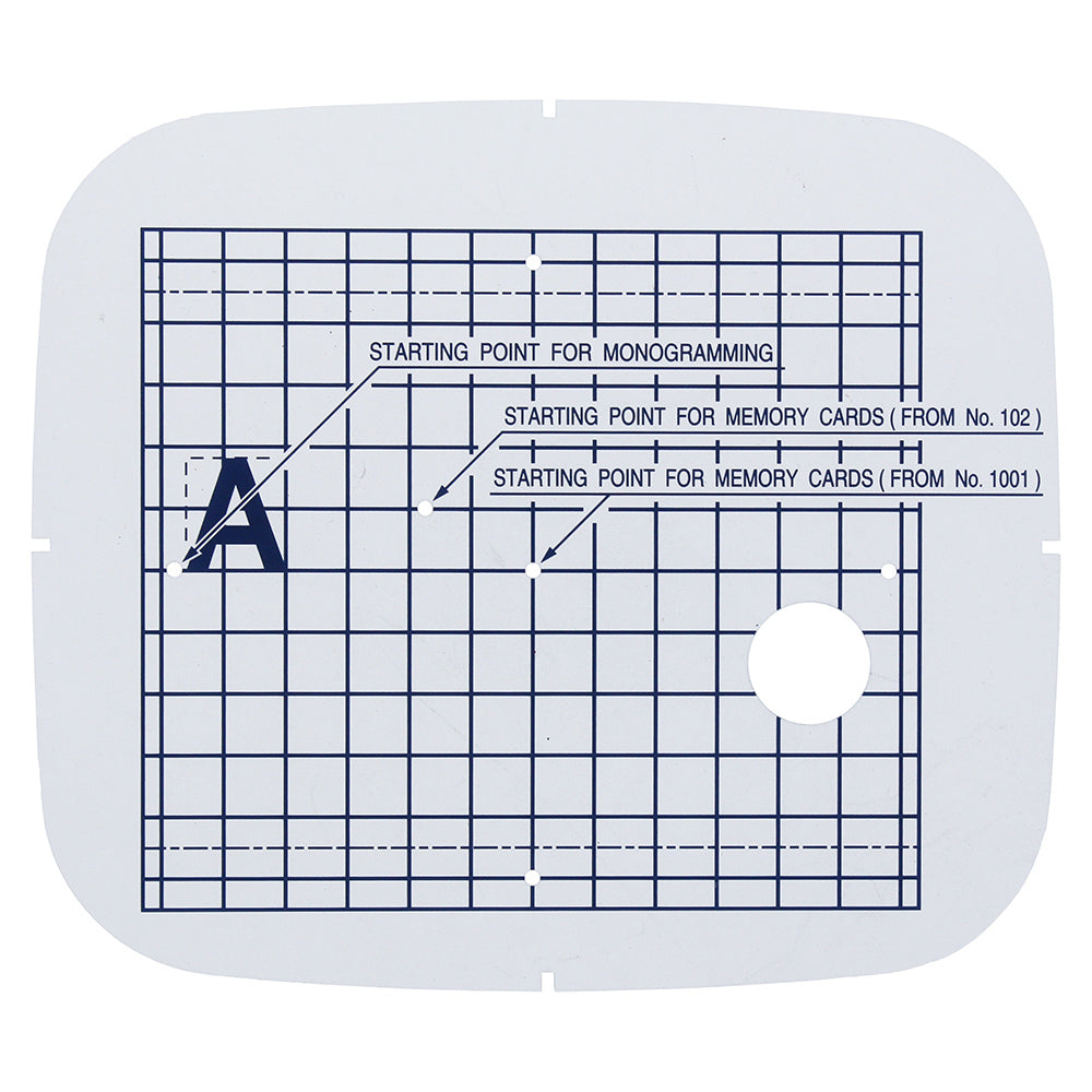 Hoop Grid (125mm x 100mm), Janome #852807103 image # 71999
