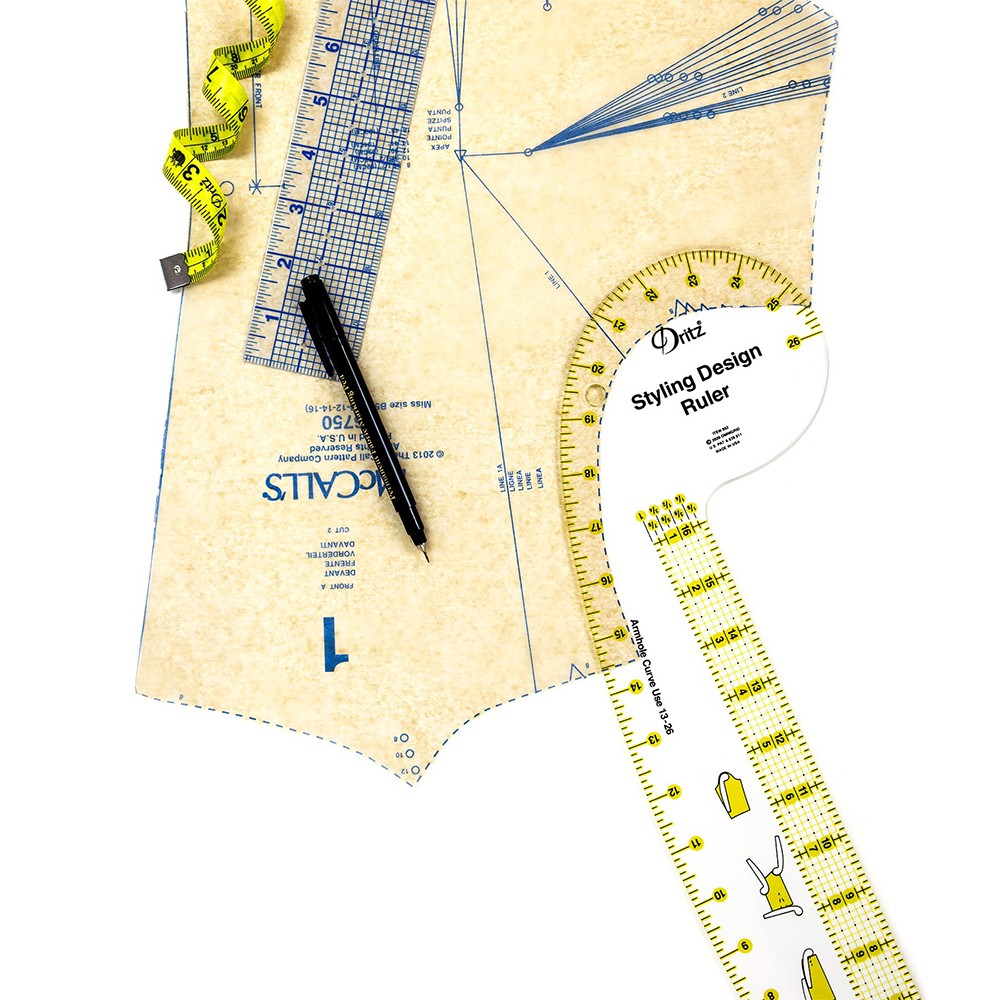 Dritz, 20" Styling Design Ruler image # 80209