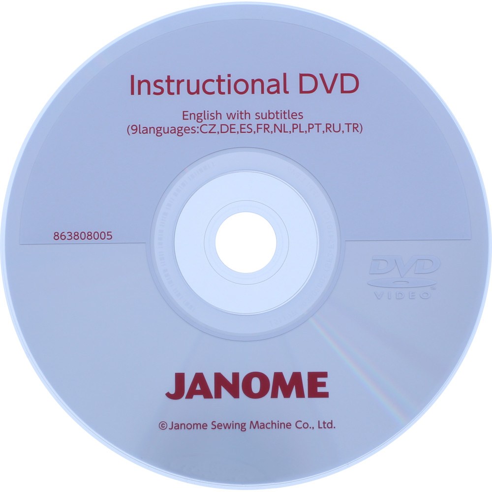 Instructional DVD, Janome #863808005 image # 55035