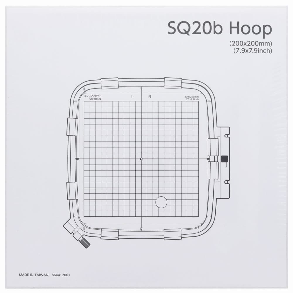 Embroidery Hoop SQ20B 7.9" X 7.9", Janome #864412001 image # 105645