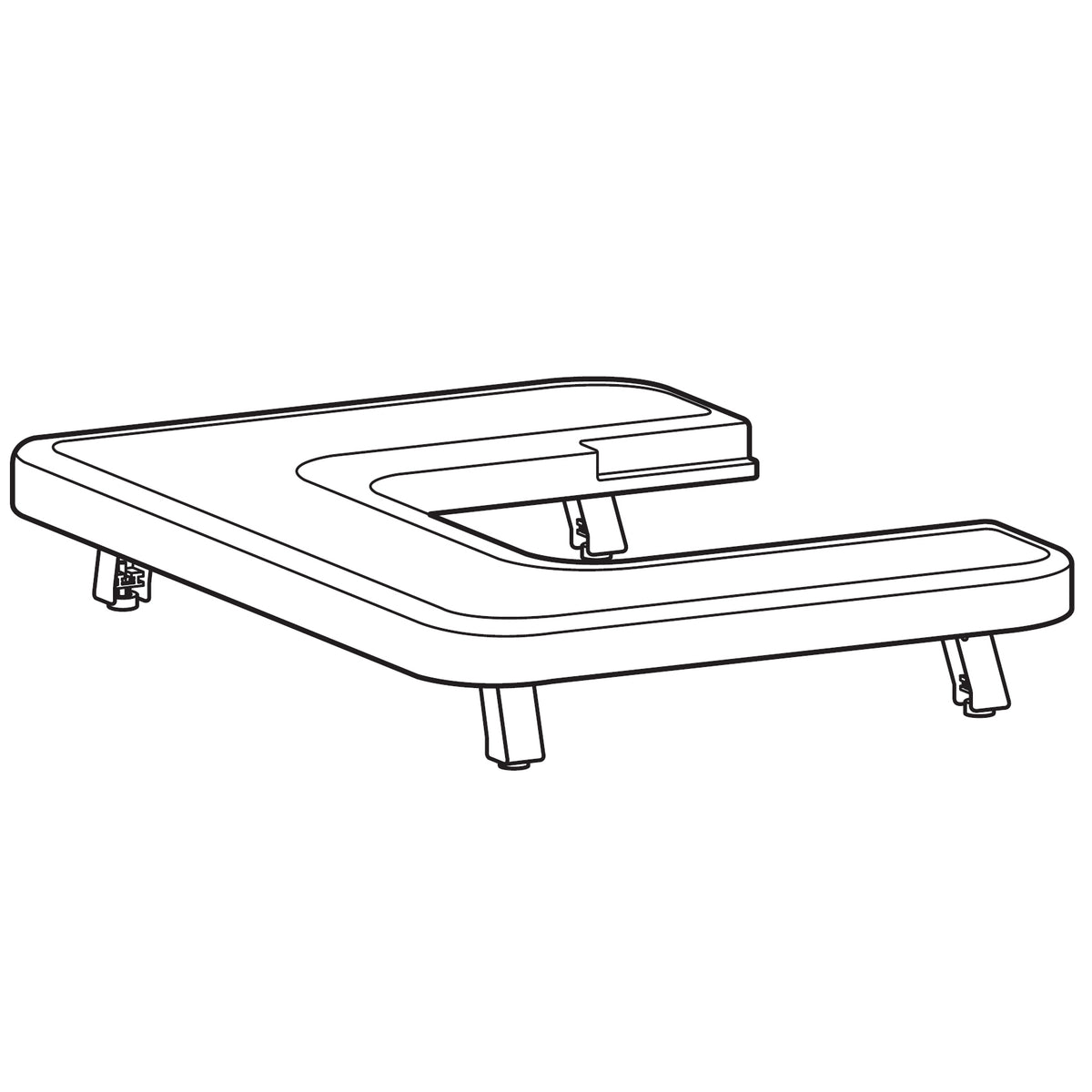 Extra Wide Table, Elna #864805005 schematic image