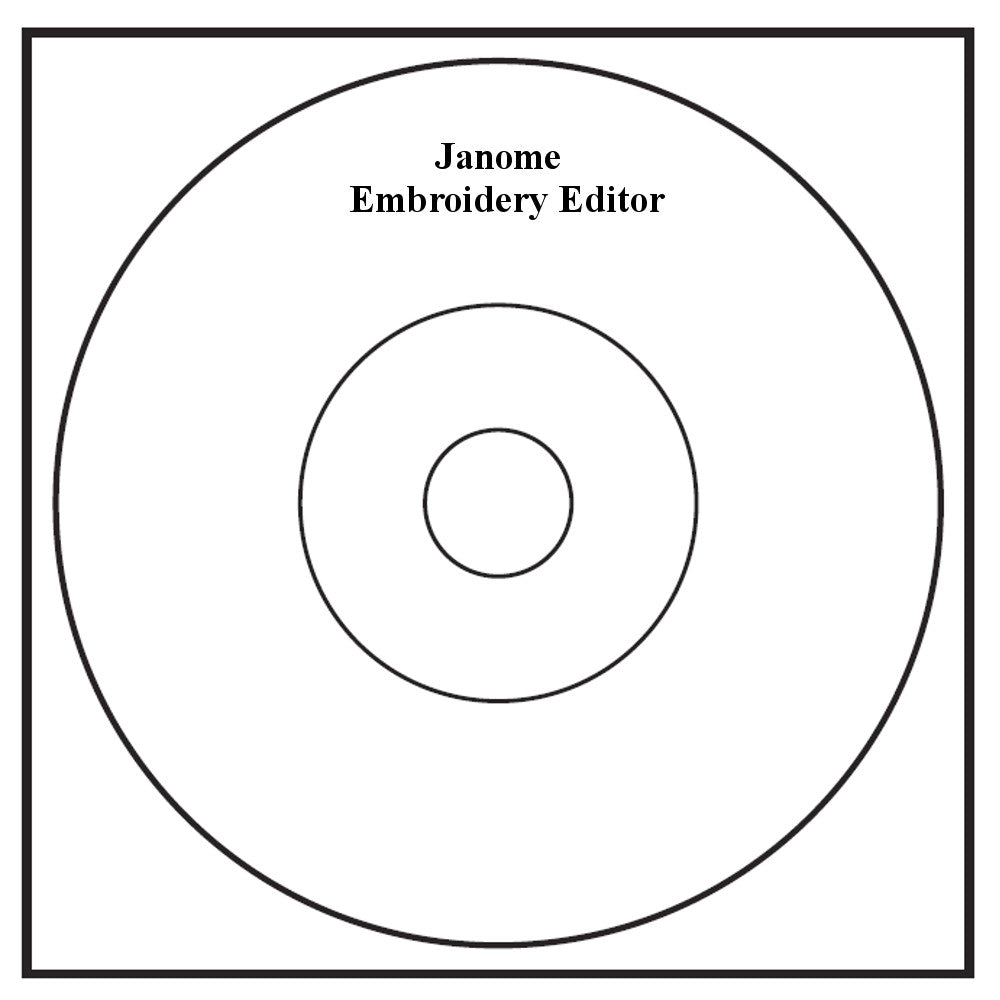Janome Patch Embroidery Editor CD, Janome #864810003