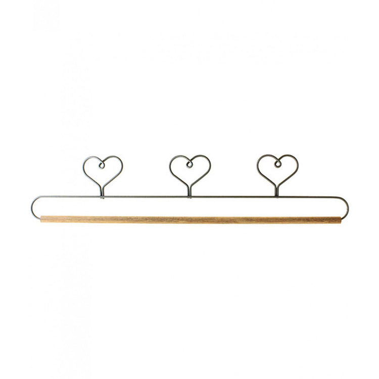 Three Heart Holder with Dowel, 15in image # 39030