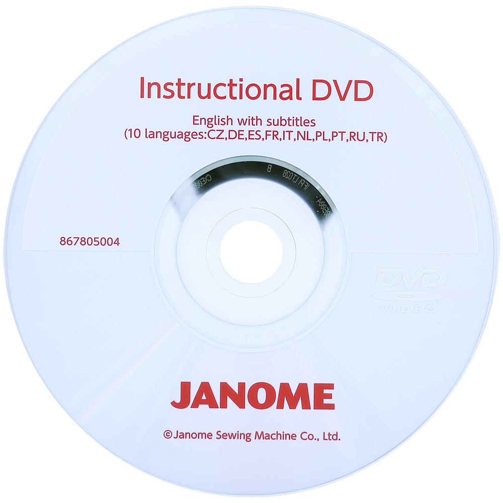 Instructional DVD, Janome #867805004 image # 78314