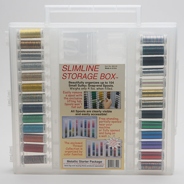 Sulky, Slimline Case with Metallic Thread Starter Collection - 26 Spools image # 58871