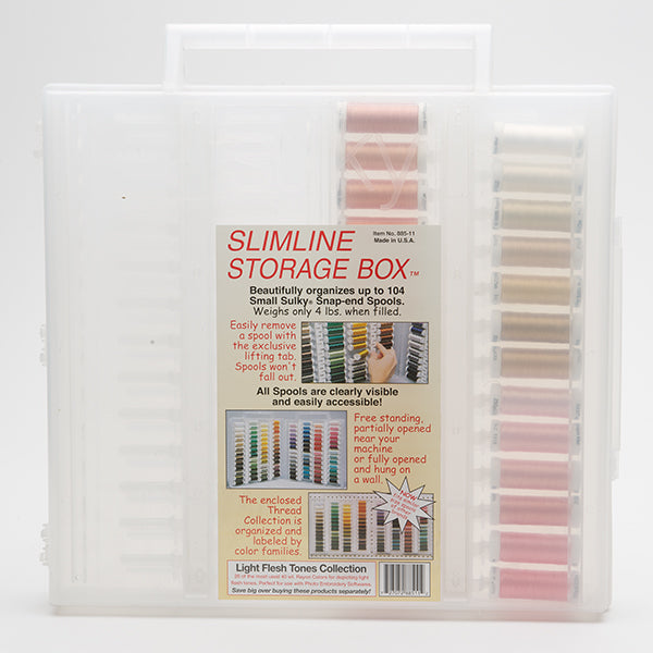 Sulky, Slimline Case with Light Flesh Tone Thread Collection - 26 Spools image # 58908