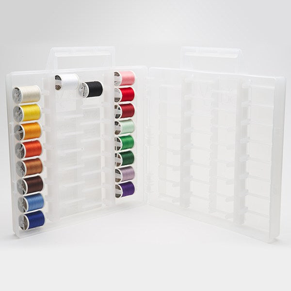 Sulky, Slimline Case with 30wt. Cotton Thread Starter Collection - 18 Spools image # 60647