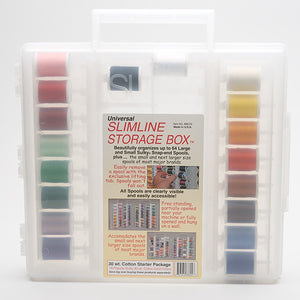Sulky, Slimline Case with 30wt. Cotton Thread Starter Collection - 18 Spools image # 60641