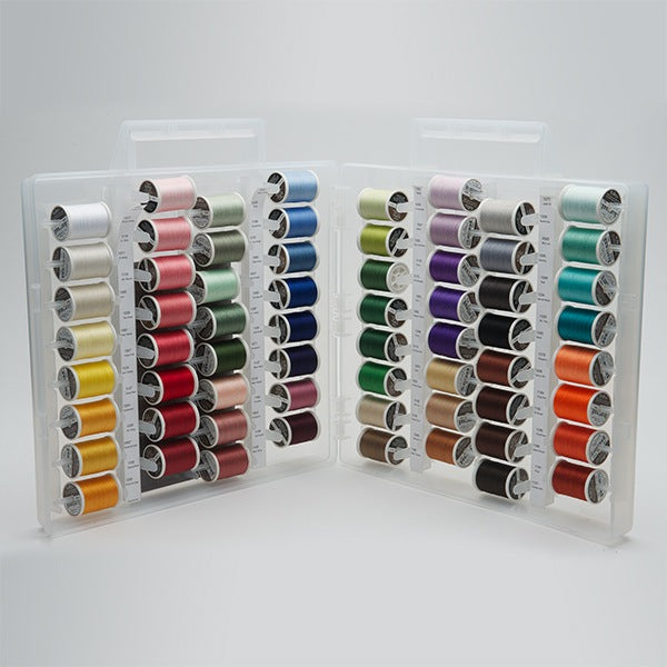 Sulky, Slimline Case with 30wt. Cotton Thread Dream Collection - 64 Spools image # 60653