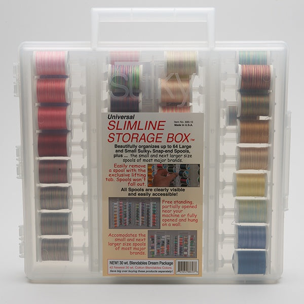 Sulky, Slimline Case with Cotton Blendables Thread Collection #2 - 42 Spools image # 60646