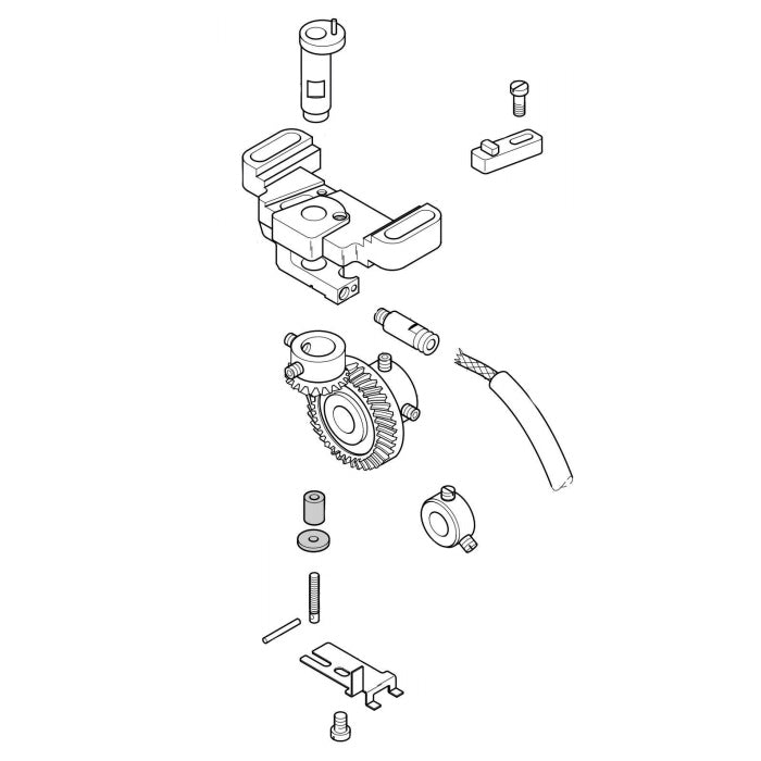 Hook Bracket with Gears, Pfaff #91-141550-71 image # 78255